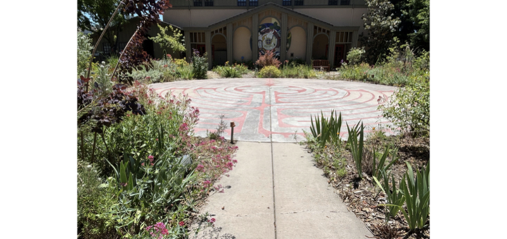 Summer Solstice Labyrinth Walk Noon on Sunday, June 21st We’ll greet the sun as we walk the Labyrinth in celebration of the Solstice and the Light of Loving Awareness that is here to guide us. All are welcome and you're invited to bring friends to join us in this movement-oriented contemplative practice. There will be time to reflect on receptivity and community ritual. We expect a sunny and warm summer day!