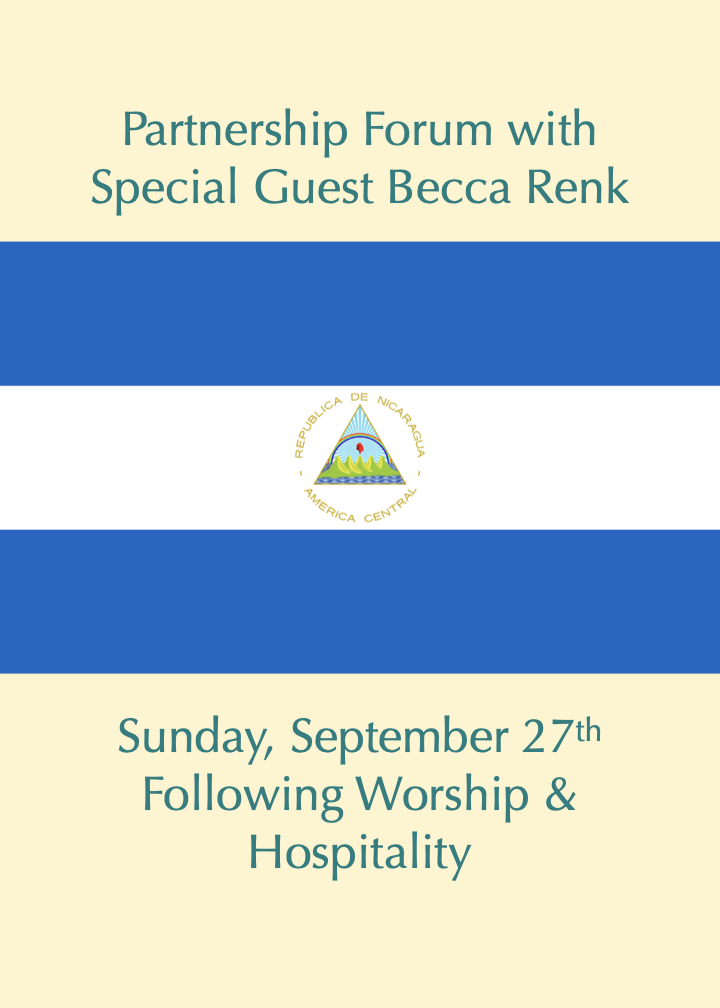 Nicaragua Forum with Becca Renk